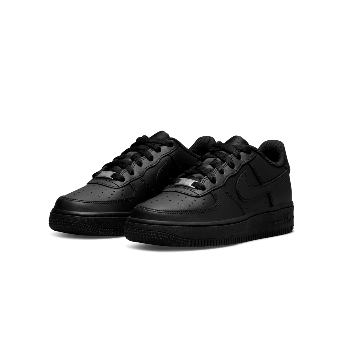 Nike Kids Air Force 1 LE Triple Black