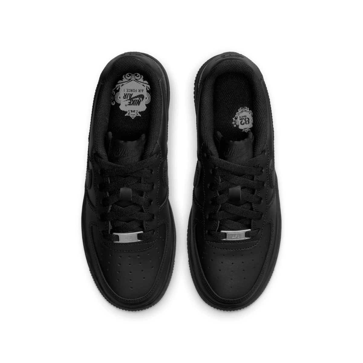 Nike Kids Air Force 1 LE Triple Black