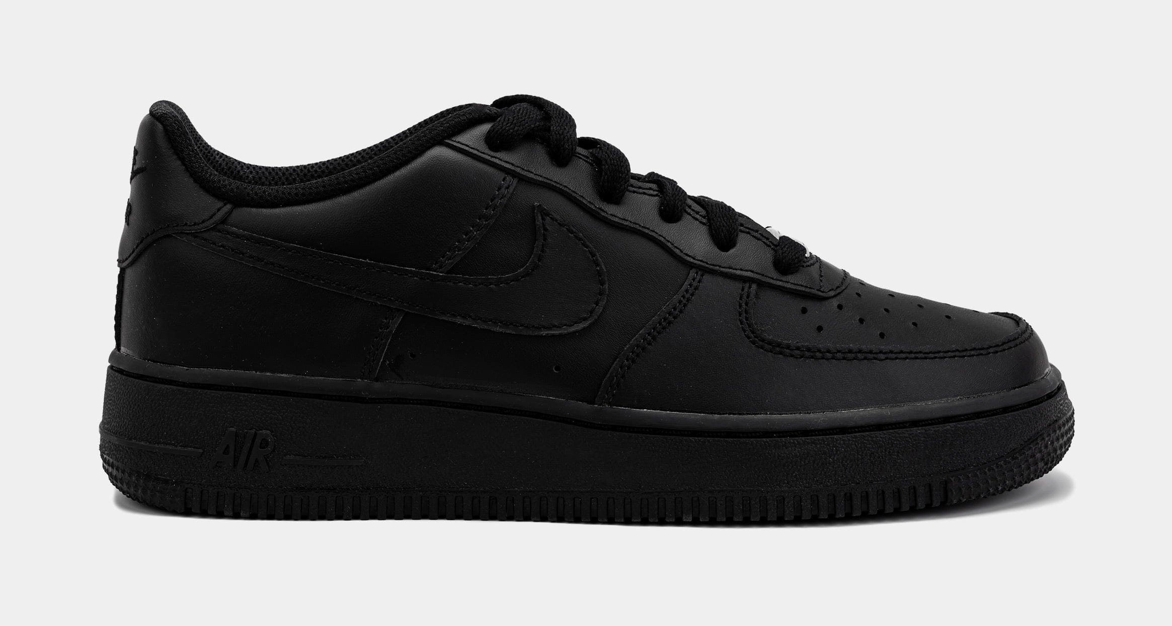 Nike Air Force 1 Low LE Grade School Lifestyle Shoes (Black/Black)