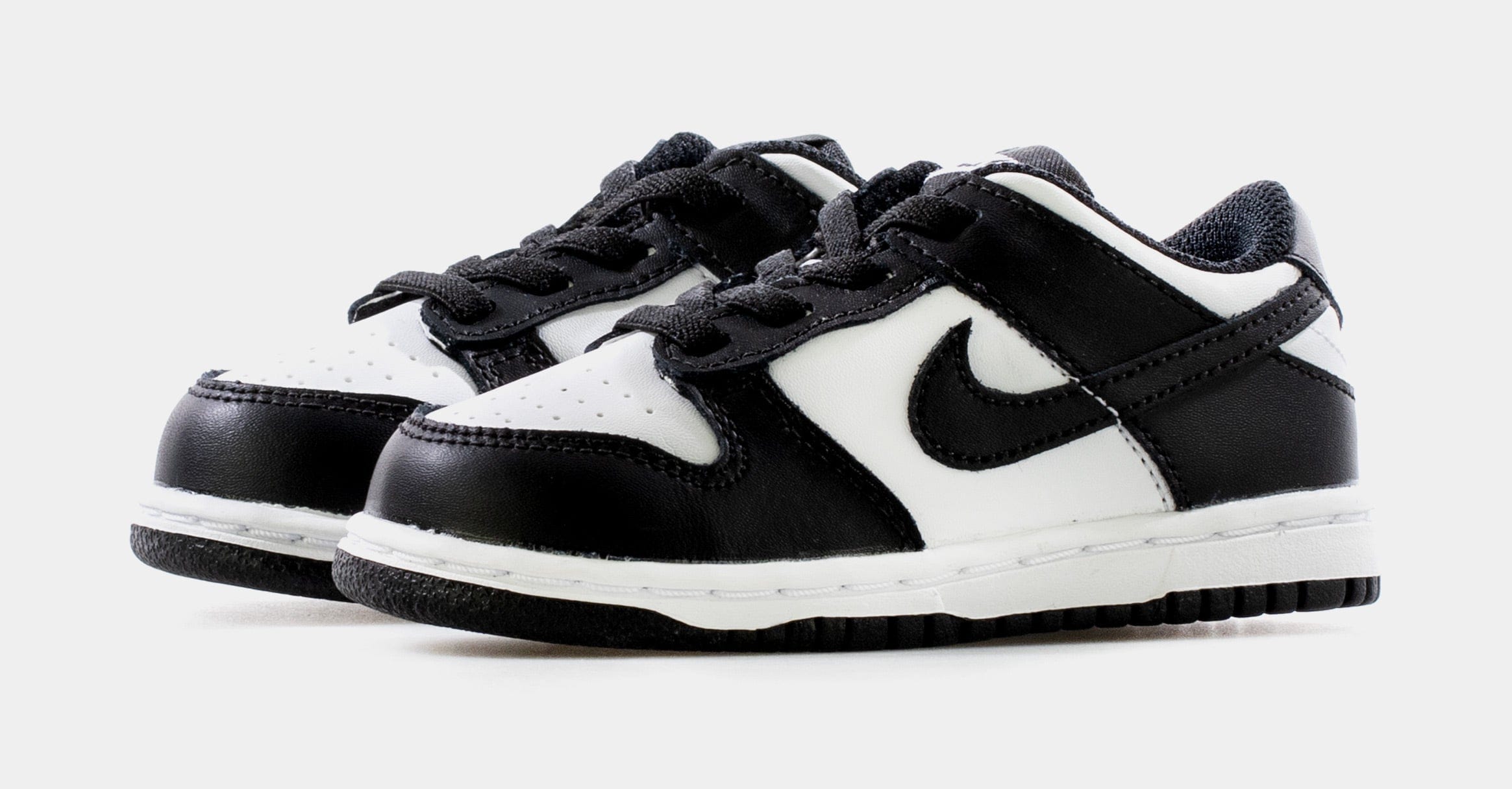 Nike Dunk Low Retro Infant Toddler Lifestyle Shoe (White/Black)