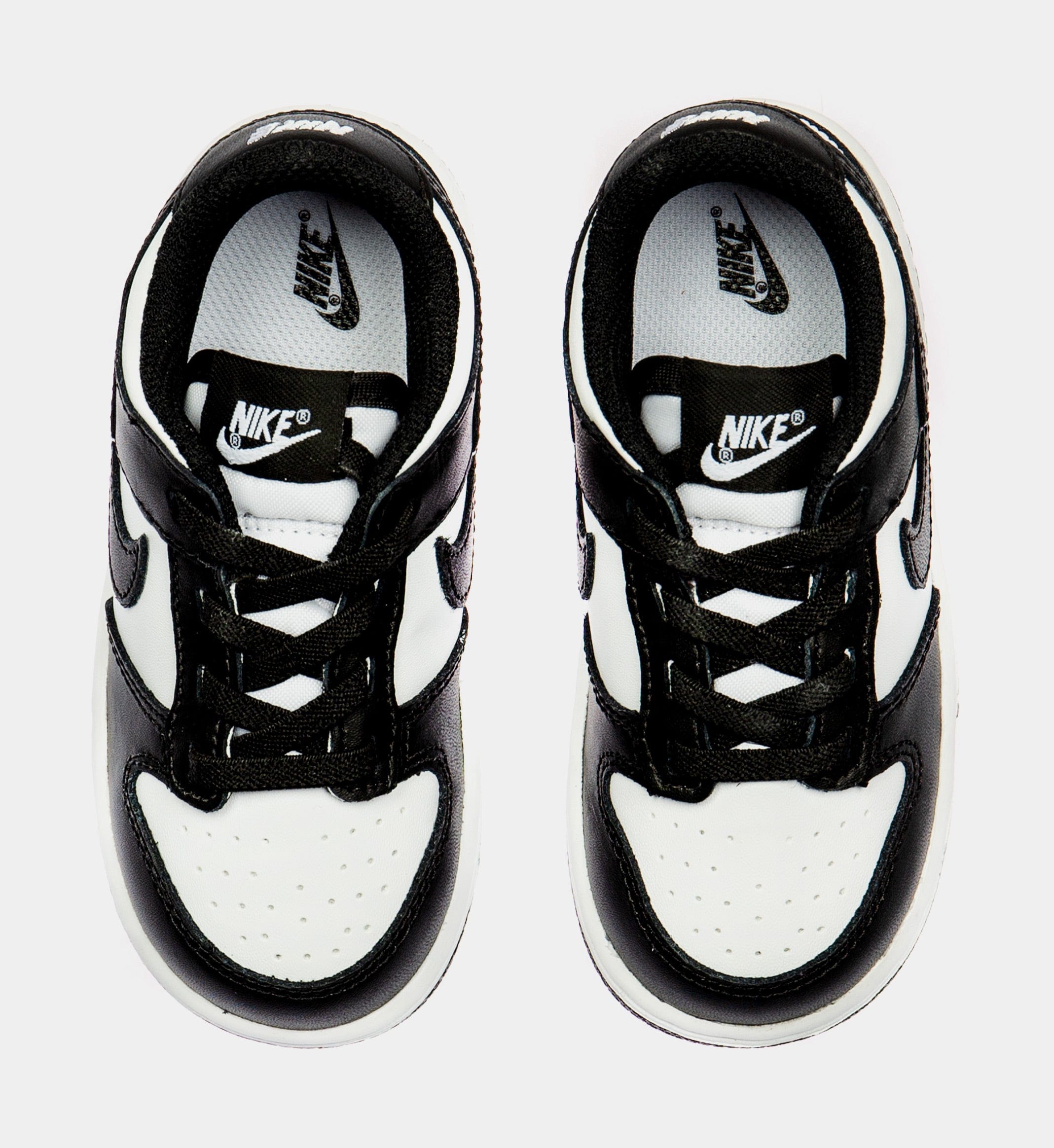 Nike Dunk Low Retro Infant Toddler Lifestyle Shoe (White/Black)