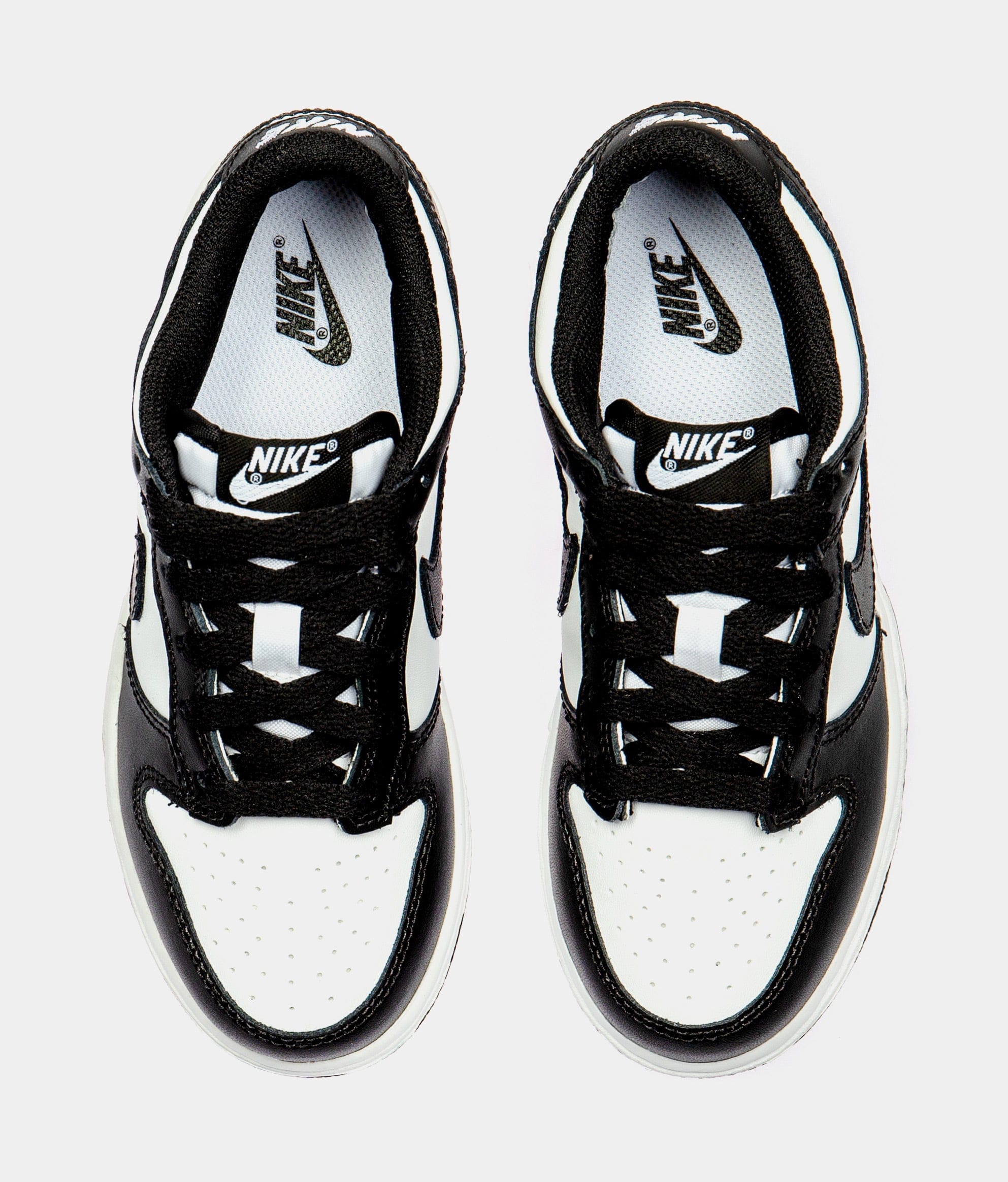 Nike Dunk Low Retro Preschool Lifestyle Shoes (White/Black)