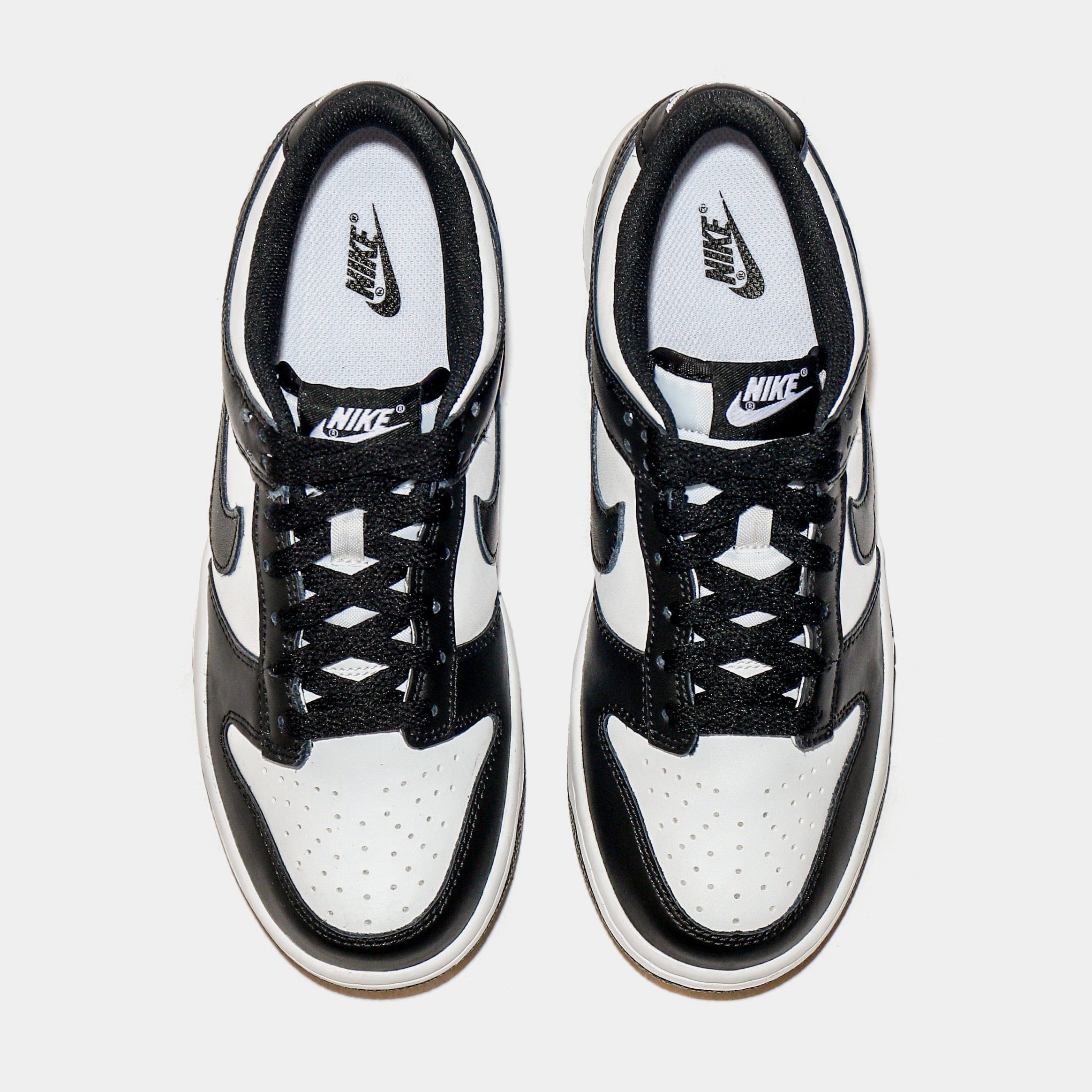 Nike Dunk Low Retro Grade School Lifestyle Shoes (White/Black) Free Shipping