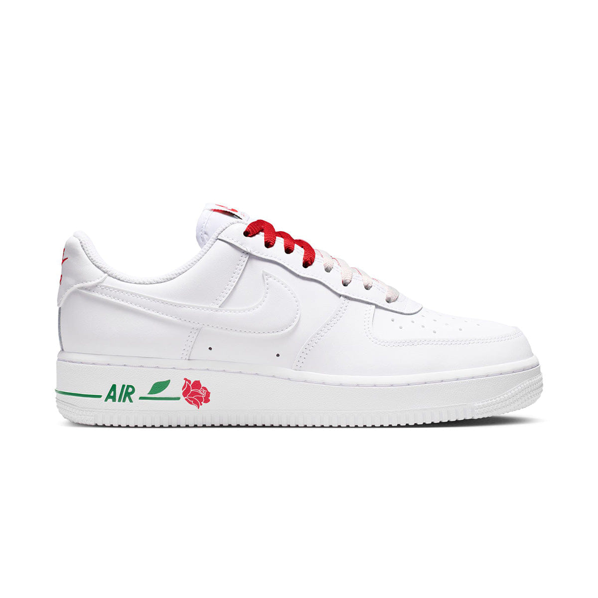 Nike Wmns Air Force 1 '07 SE WHITE/WHITE/SPORT RED/PINE GREEN