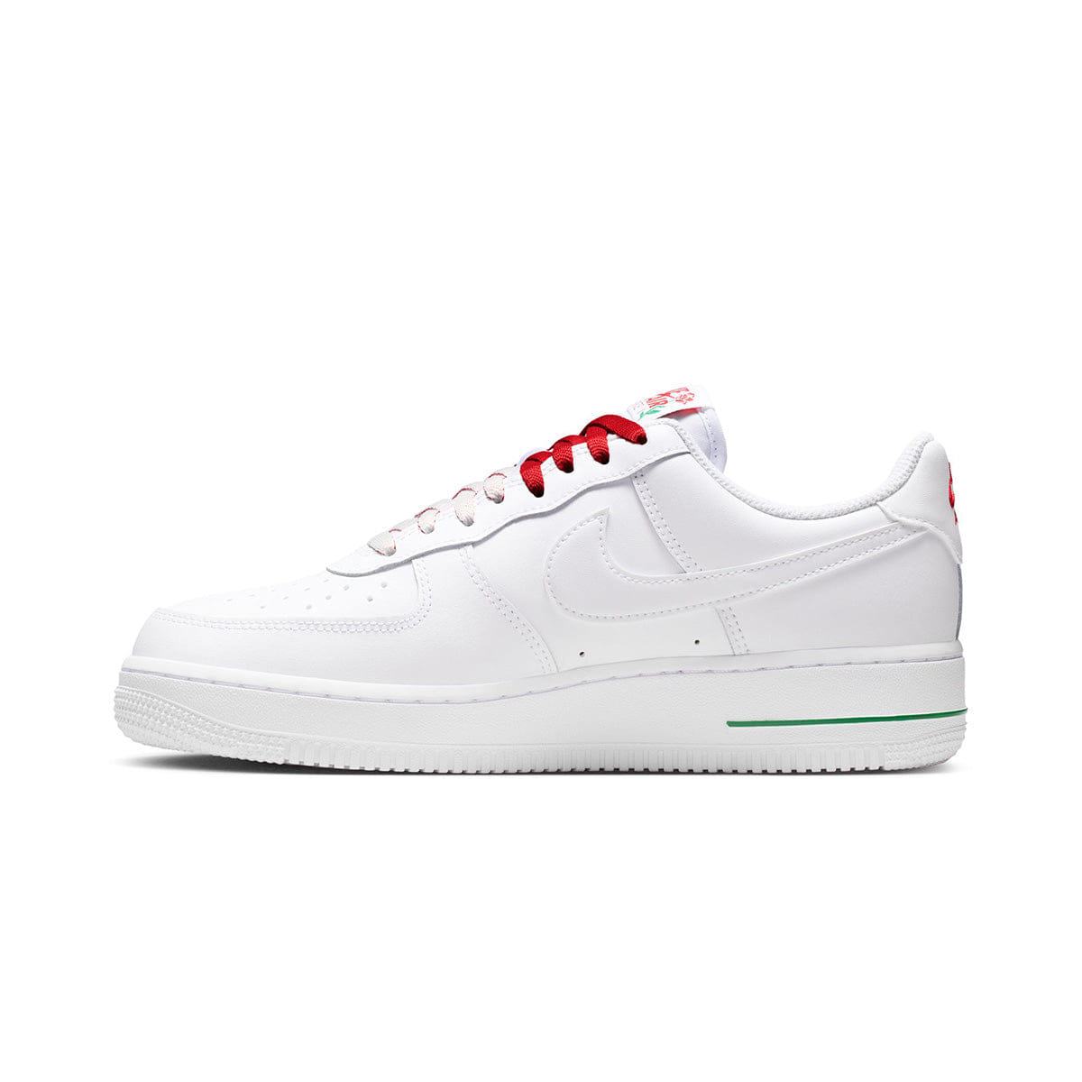 Nike Wmns Air Force 1 '07 SE WHITE/WHITE/SPORT RED/PINE GREEN