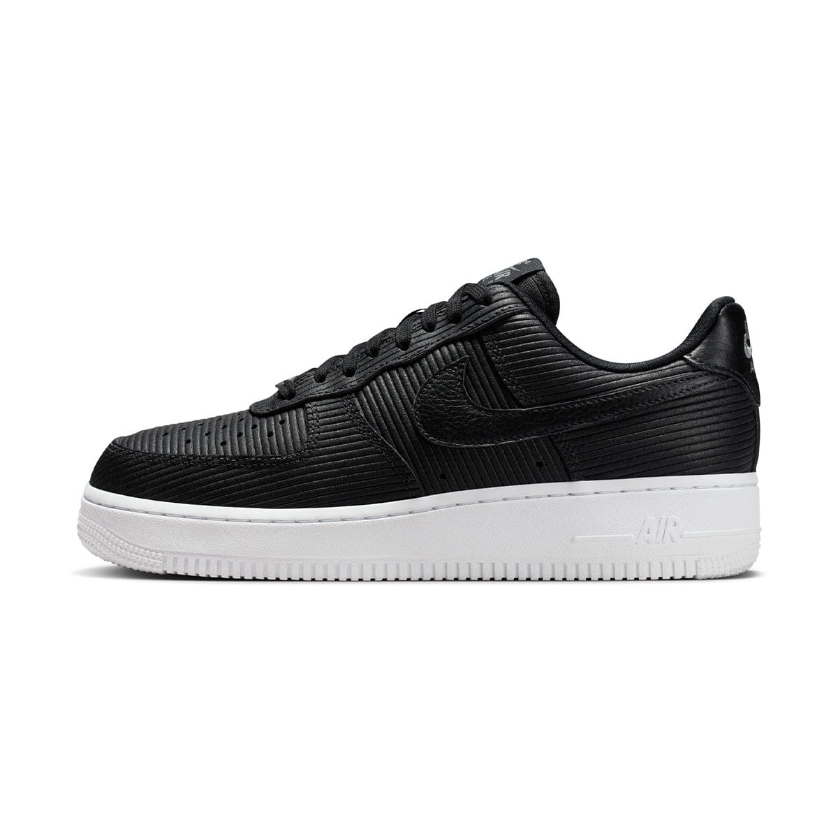 Nike Wmns Air Force 1 '07 Black Smoke Gray Metallic Silver Black