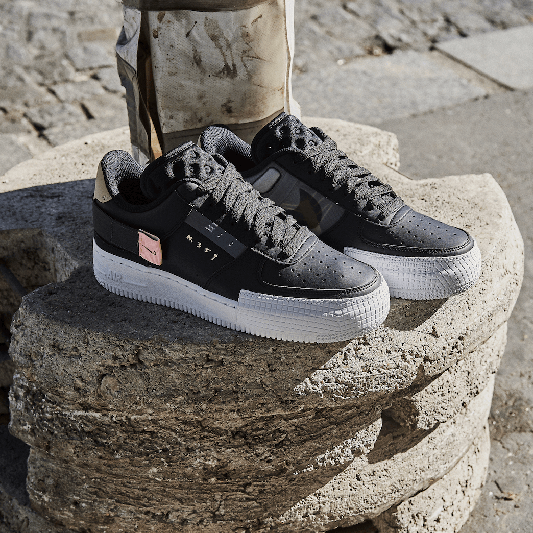 Nike Air Force 1 Low Drop Type Black