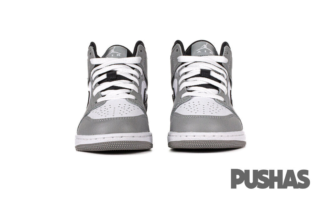 Nike Air Jordan 1 Mid Light Smoke Grey Anthracite GS (2022)