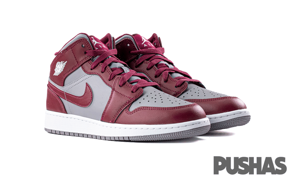 Nike Air Jordan 1 Mid Cherrywood Red GS (2022)