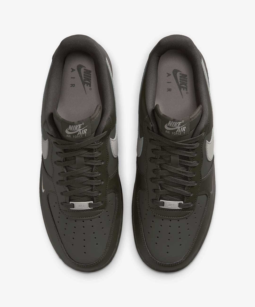 NIKE | NIKE AIR FORCE 1 '07 { NEWSPRINT/COLLEGE GREY