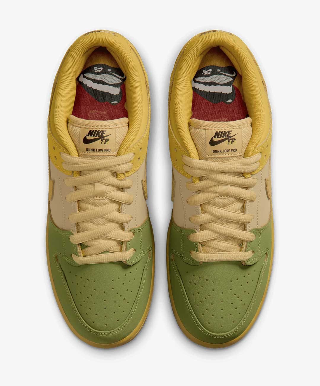 NIKE | SB DUNK LOW PRO { SAFFRON QUARTZ/SAFFRON QUARTZ - PEAR