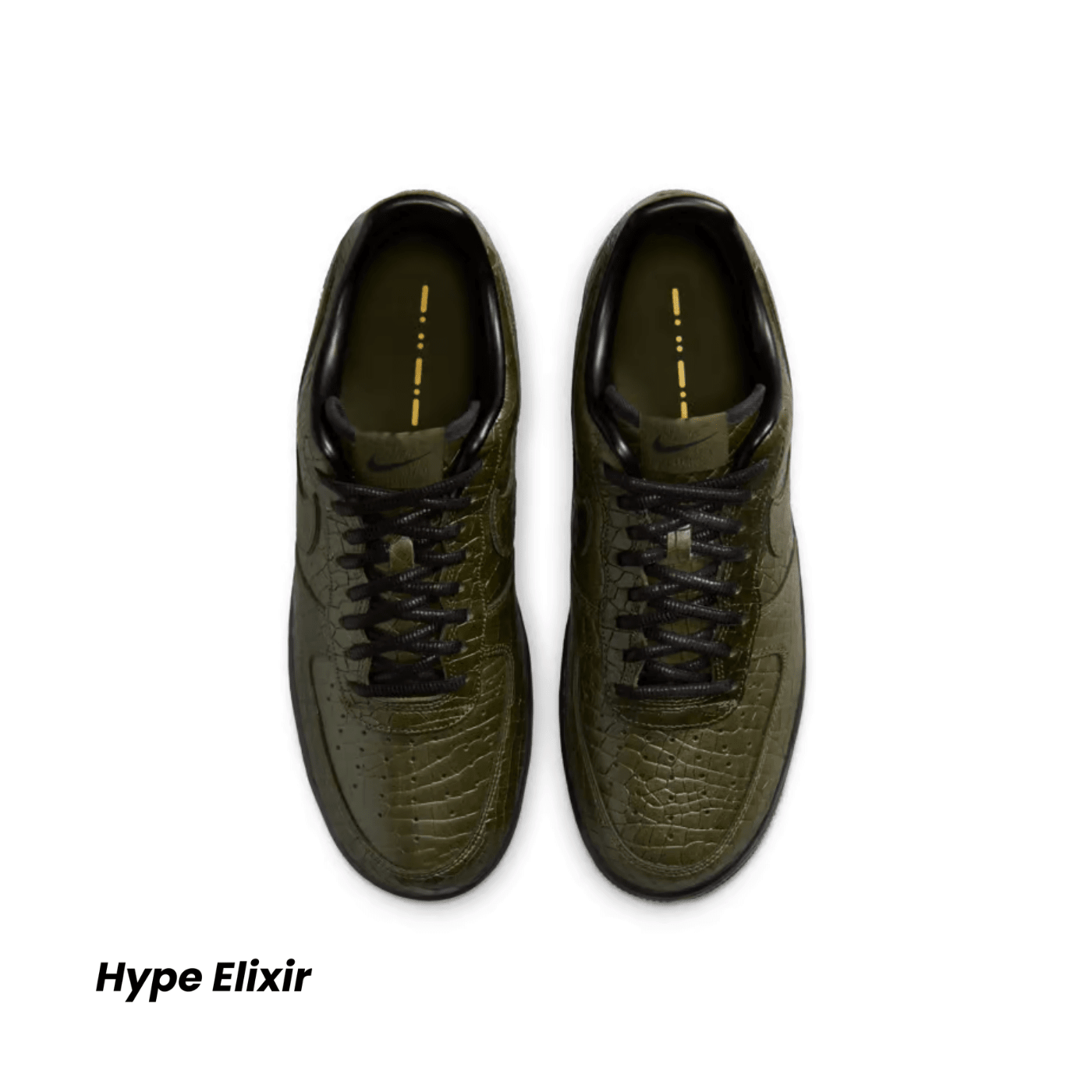 Nike Air Force 1 Low Morse Code Cargo Khaki Croc