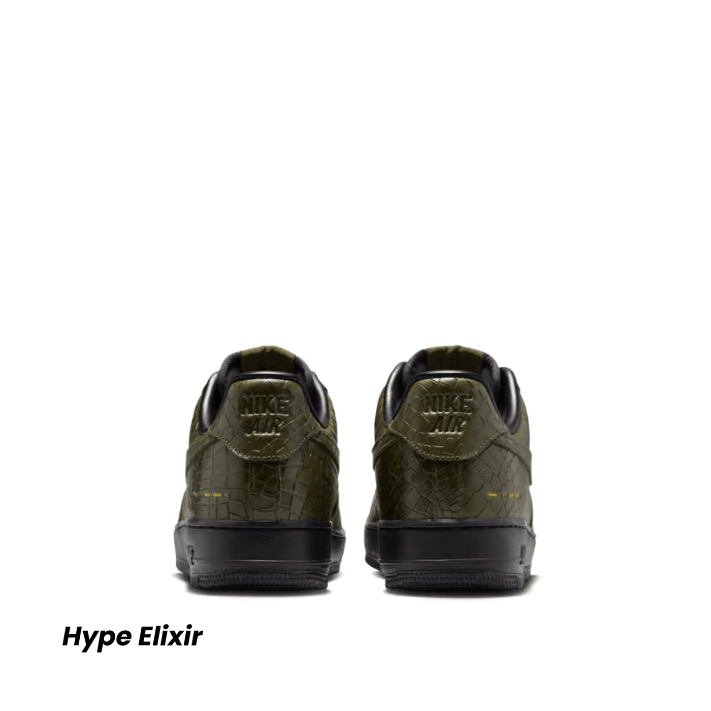 Nike Air Force 1 Low Morse Code Cargo Khaki Croc