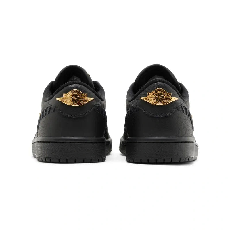 Nike AIR JORDAN 1 LOW METHOD OF MAKE BLACK METALLIC GOLD (W)