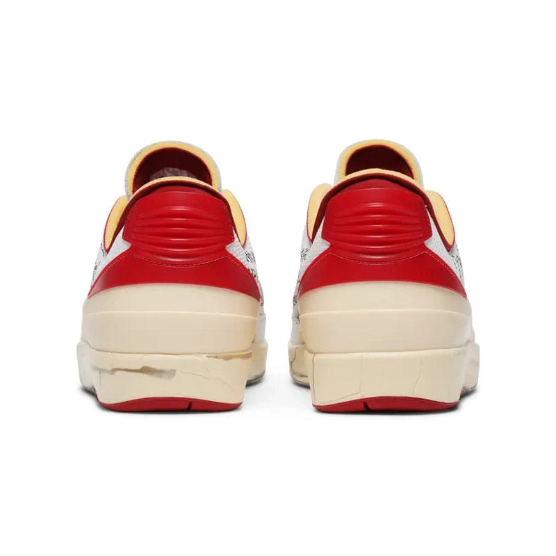 Nike AIR JORDAN 2 OFF WHITE VARSITY RED