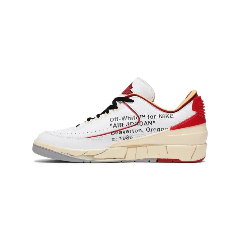 Nike AIR JORDAN 2 OFF WHITE VARSITY RED