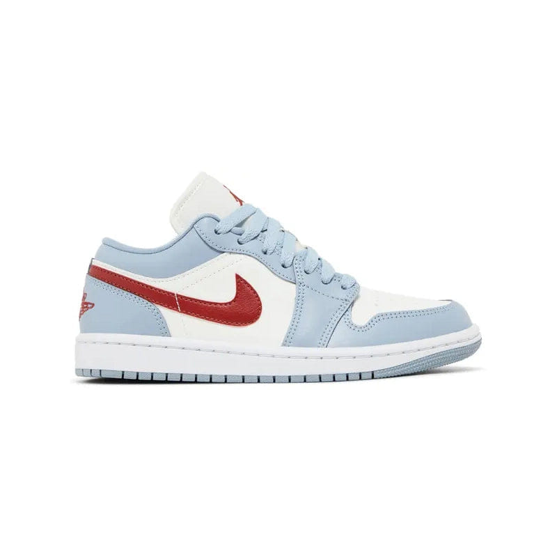 Nike AIR JORDAN 1 LOW BLUE WHISPER DUNE RED