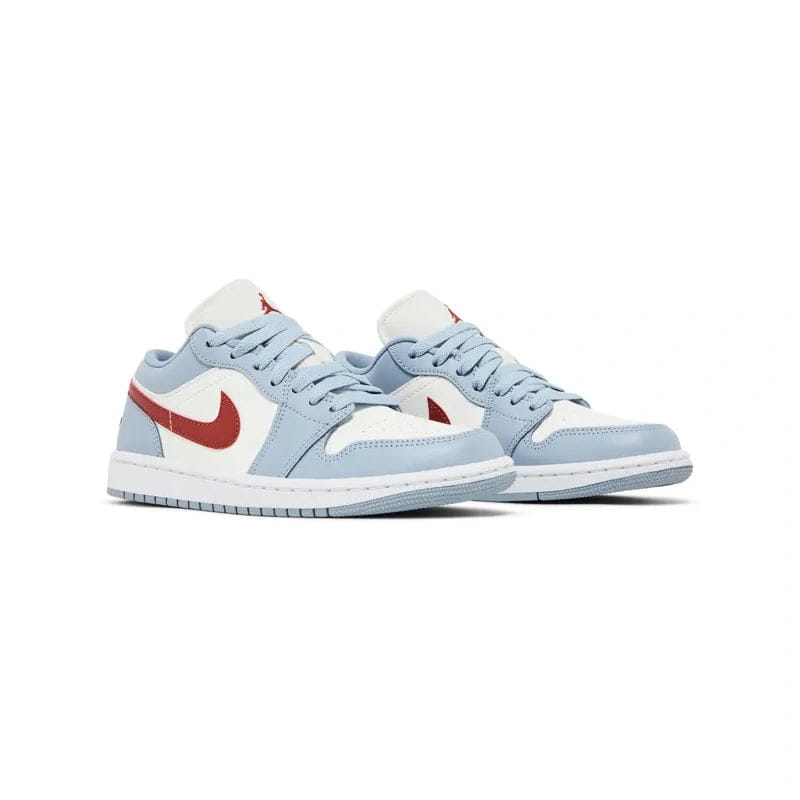 Nike AIR JORDAN 1 LOW BLUE WHISPER DUNE RED