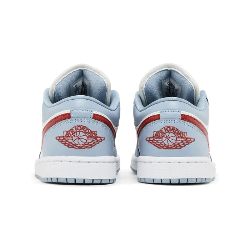 Nike AIR JORDAN 1 LOW BLUE WHISPER DUNE RED