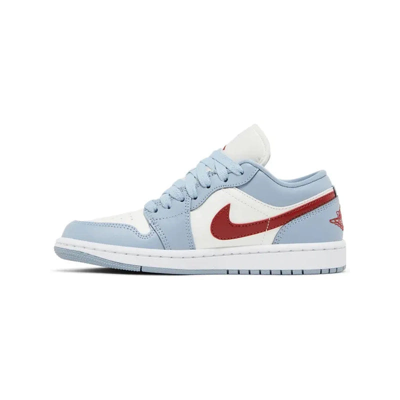 Nike AIR JORDAN 1 LOW BLUE WHISPER DUNE RED