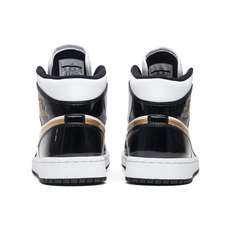 Nike AIR JORDAN 1 MID PATENT GOLD