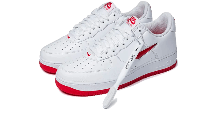 Nike Air Force 1 Low '07 Retro Color of the Month Jewel Swoosh University Red