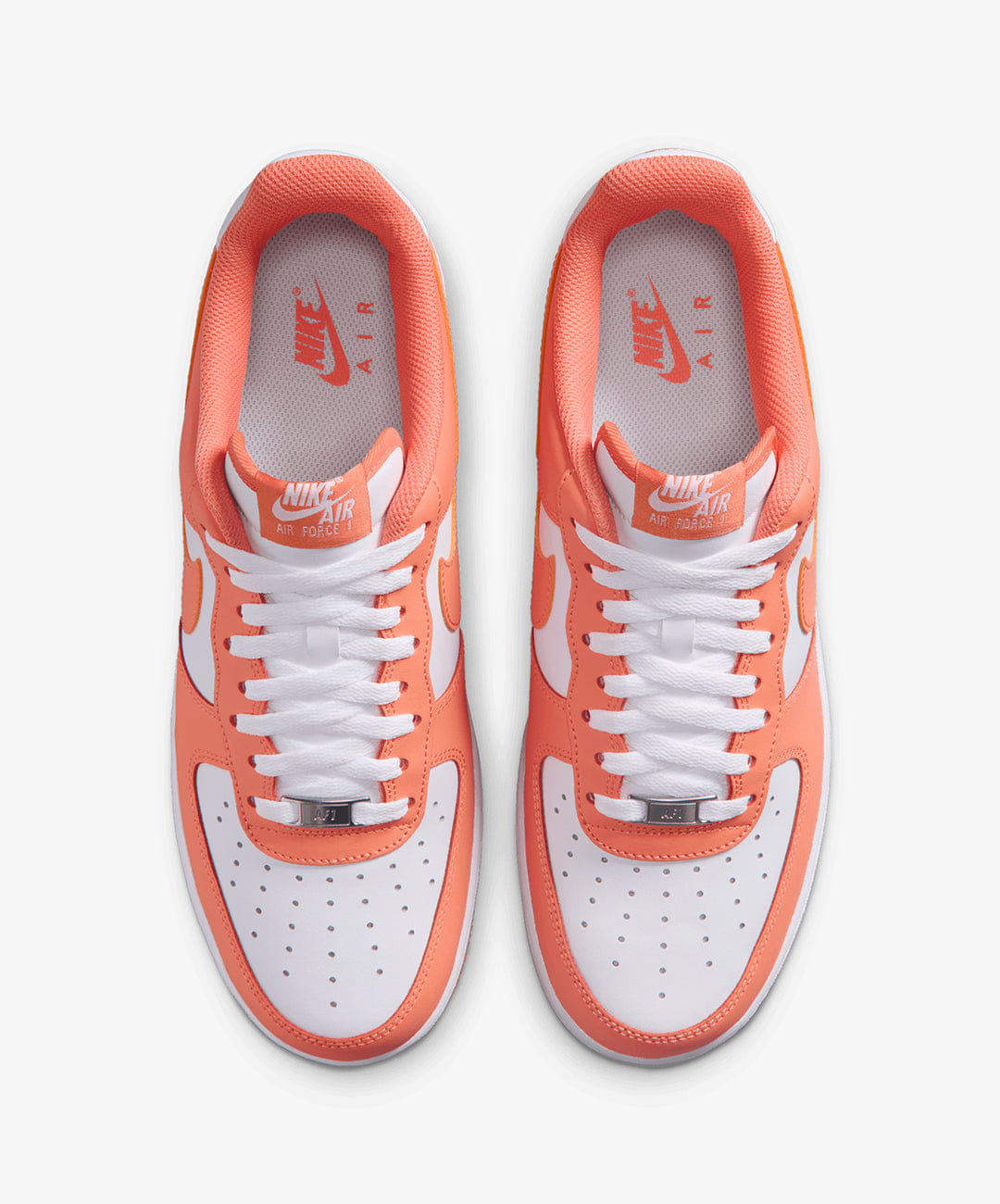 Nike | AIR FORCE 1 '07 { WHITE/WHITE/ORANGE FROST
