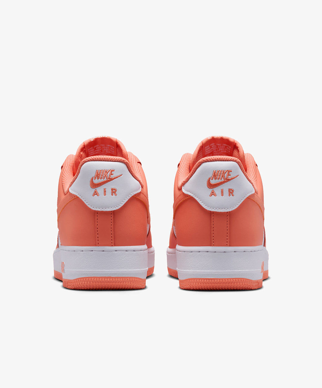 Nike | AIR FORCE 1 '07 { WHITE/WHITE/ORANGE FROST