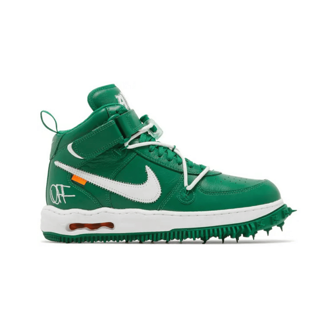 Nike Off - White × Nike Air Force 1 Mid Pine Green