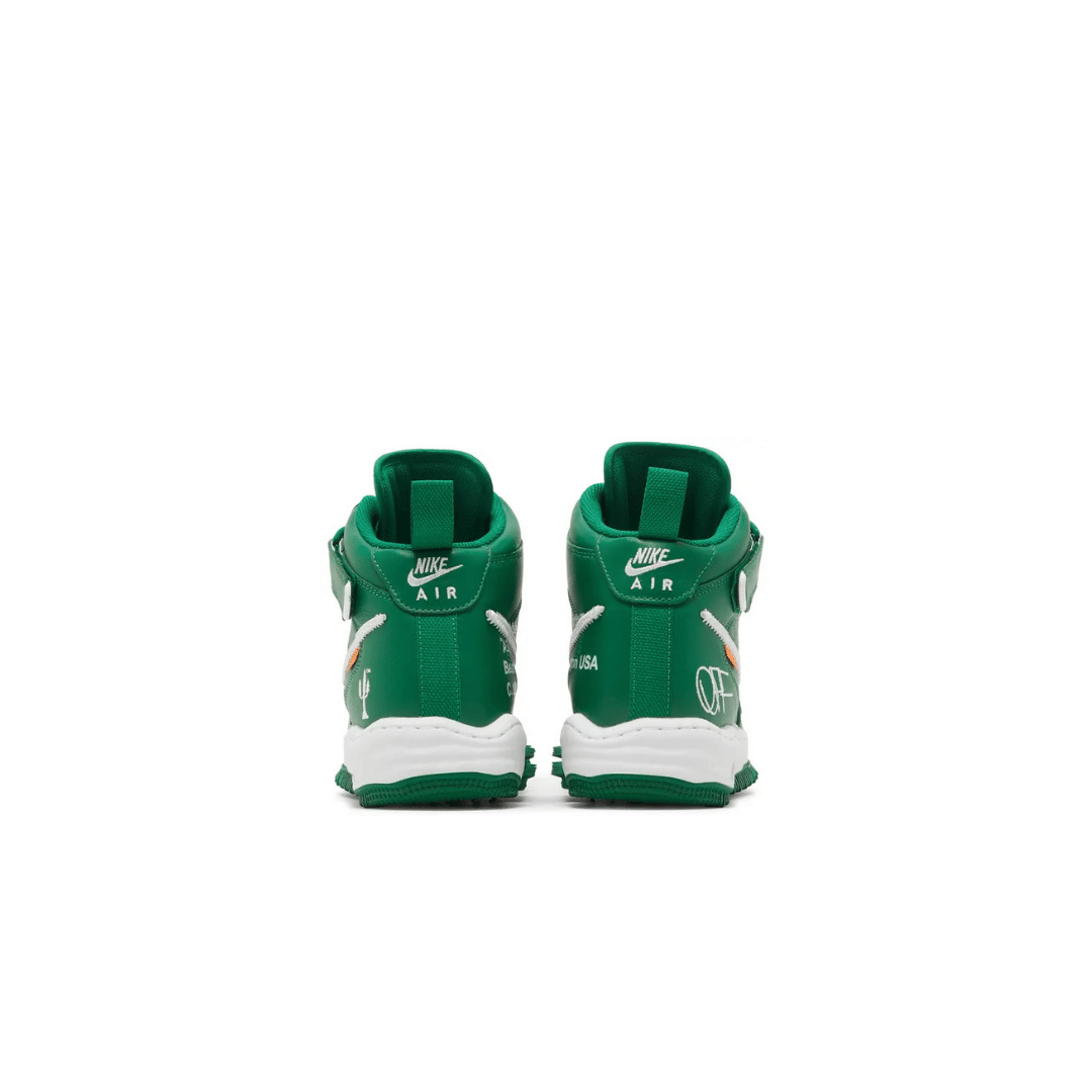 Nike Off - White × Nike Air Force 1 Mid Pine Green