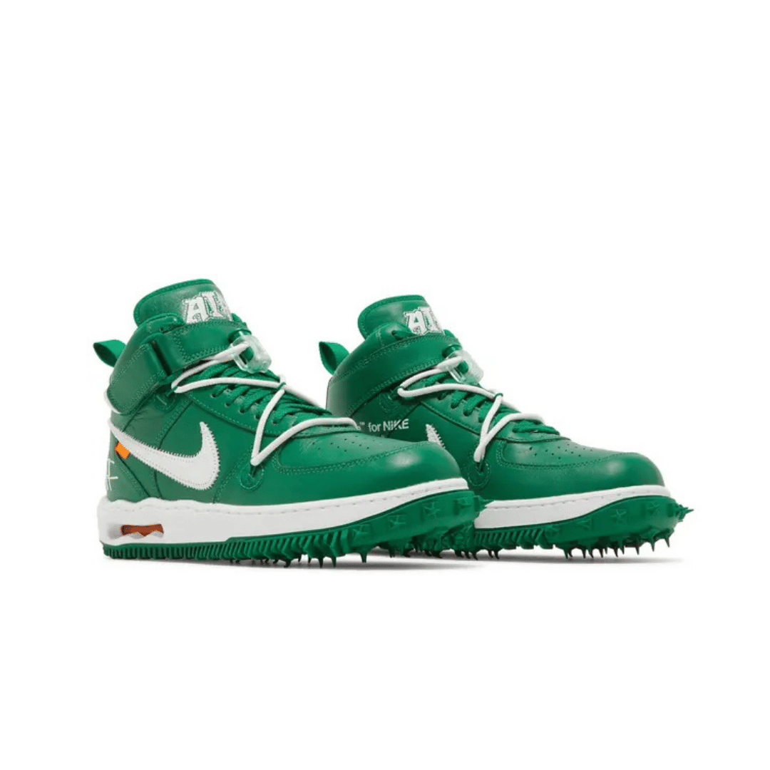 Nike Off - White × Nike Air Force 1 Mid Pine Green