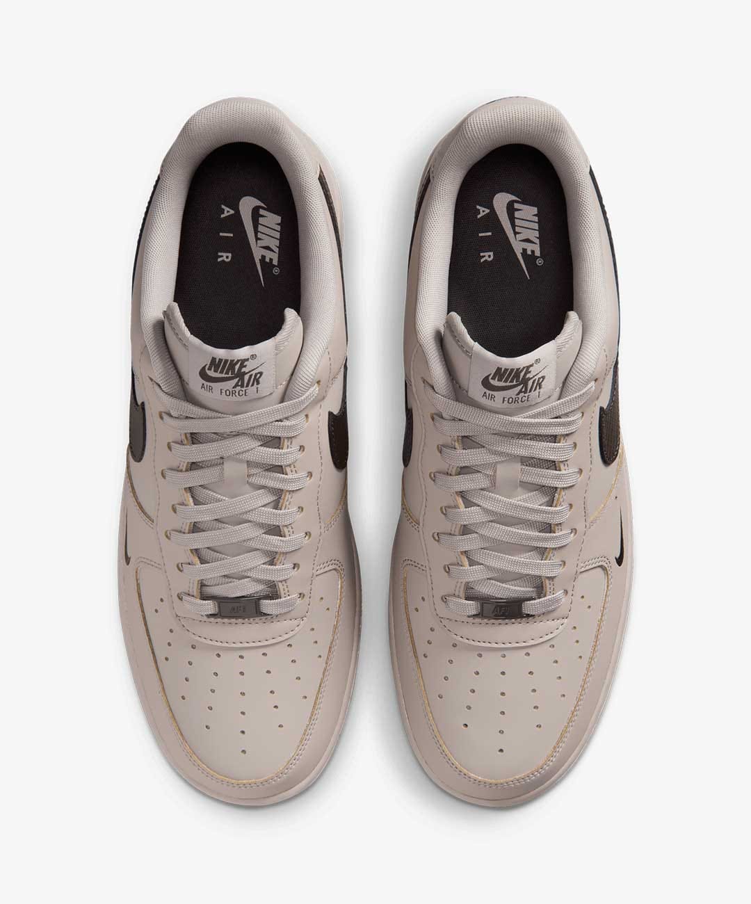 NIKE | AIR FORCE 1'07 { COLLEGE GREY/NEWSPRINT