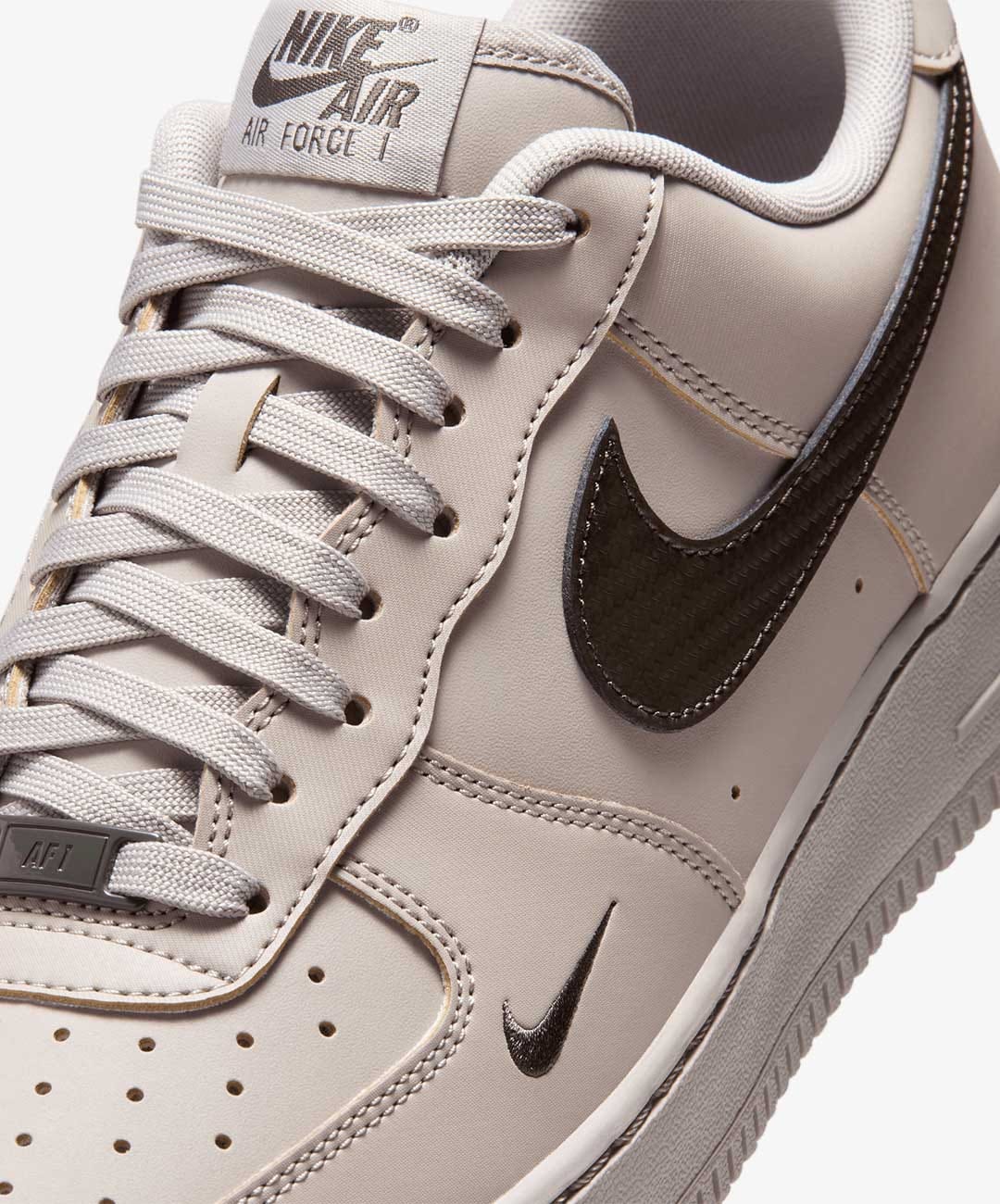 NIKE | AIR FORCE 1'07 { COLLEGE GREY/NEWSPRINT