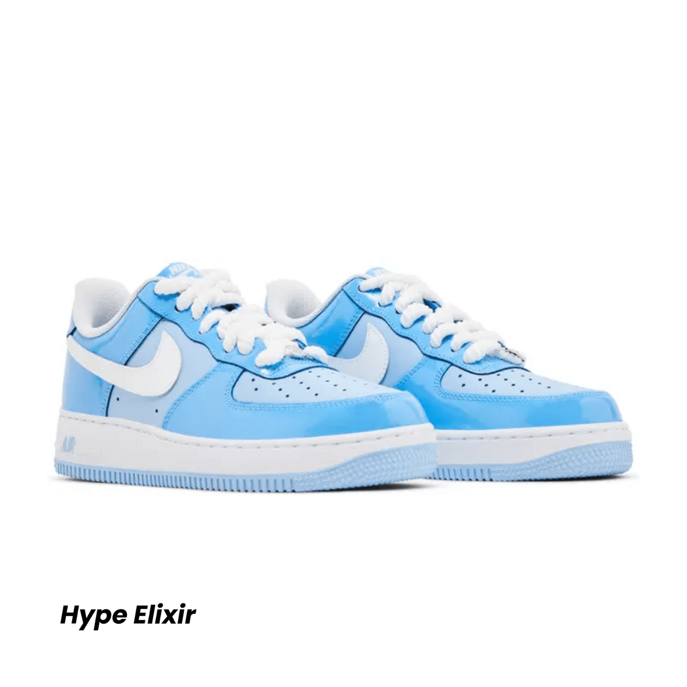 Nike Air Force 1 Low '07 LV8 Phychic Blue White Patent
