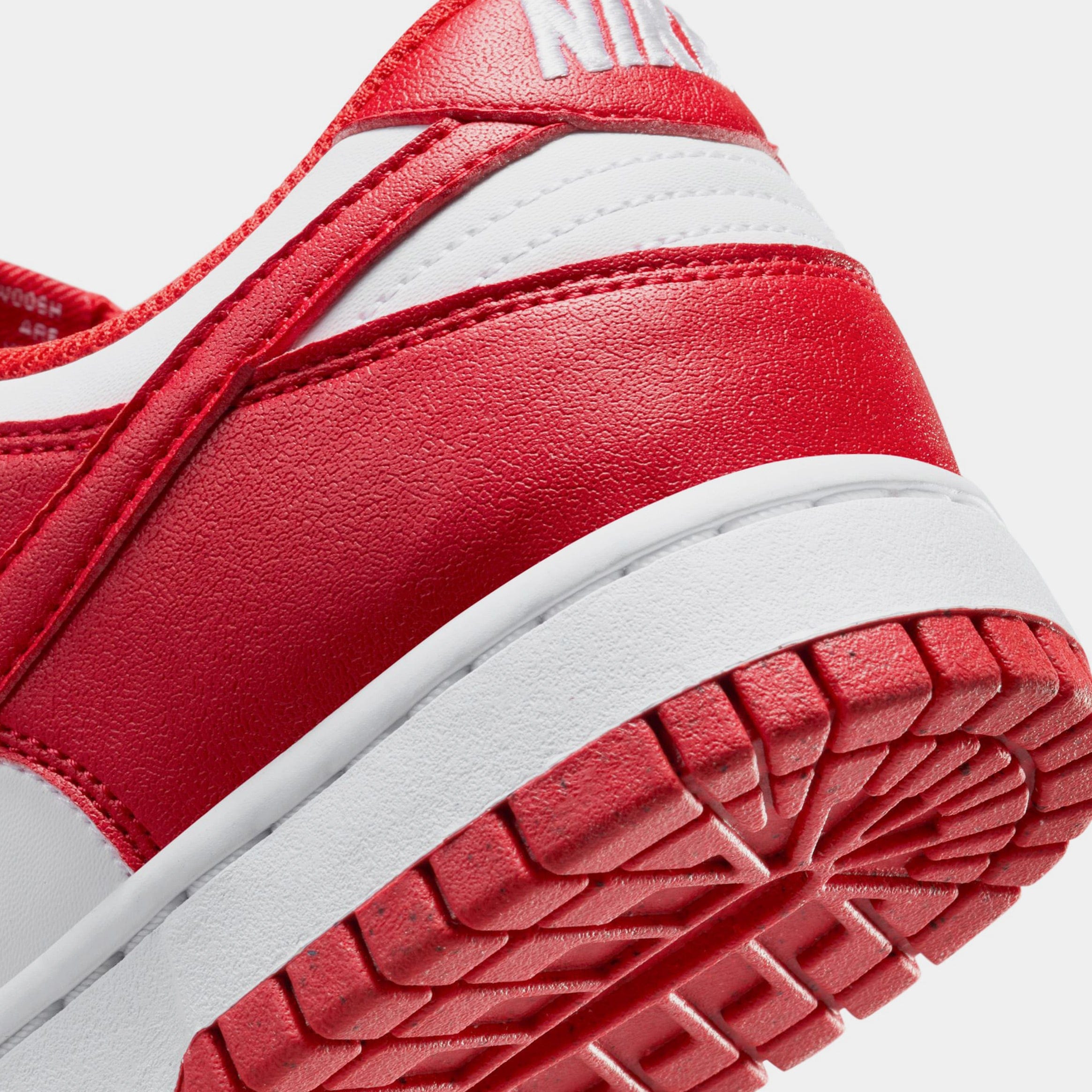 Nike Dunk Low Womens Lifestyle Shoes (White/University Red)
