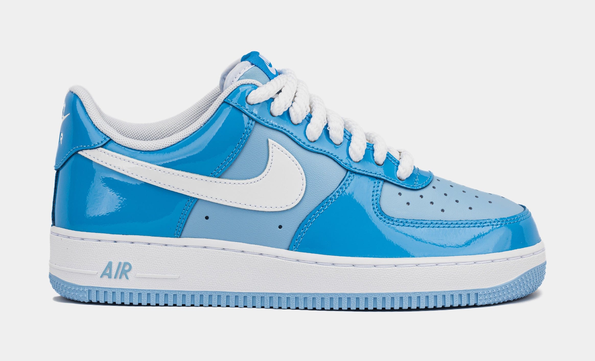 Nike Air Force 1 '07 Mens Basketball Shoes (Blue/Blue/White)