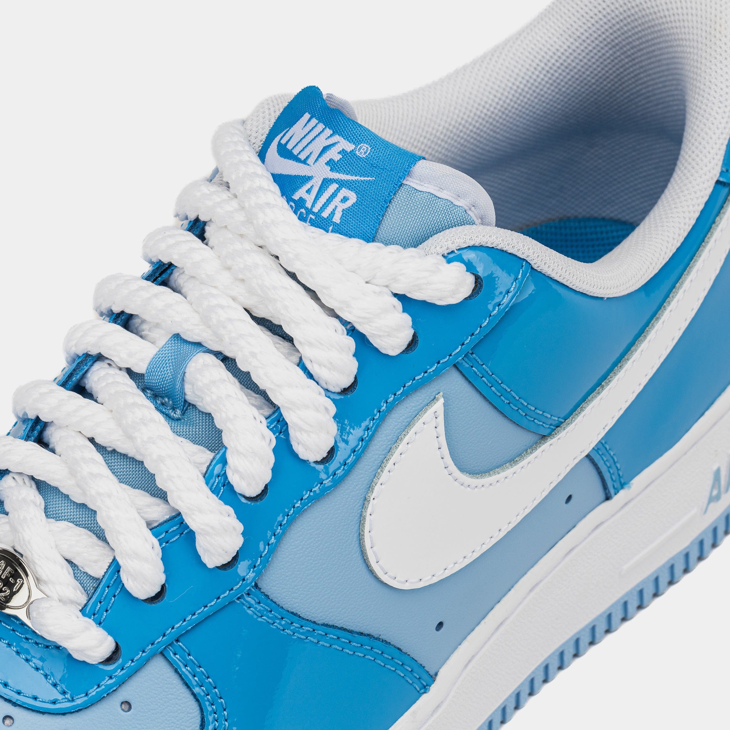 Nike Air Force 1 '07 Mens Basketball Shoes (Blue/Blue/White)