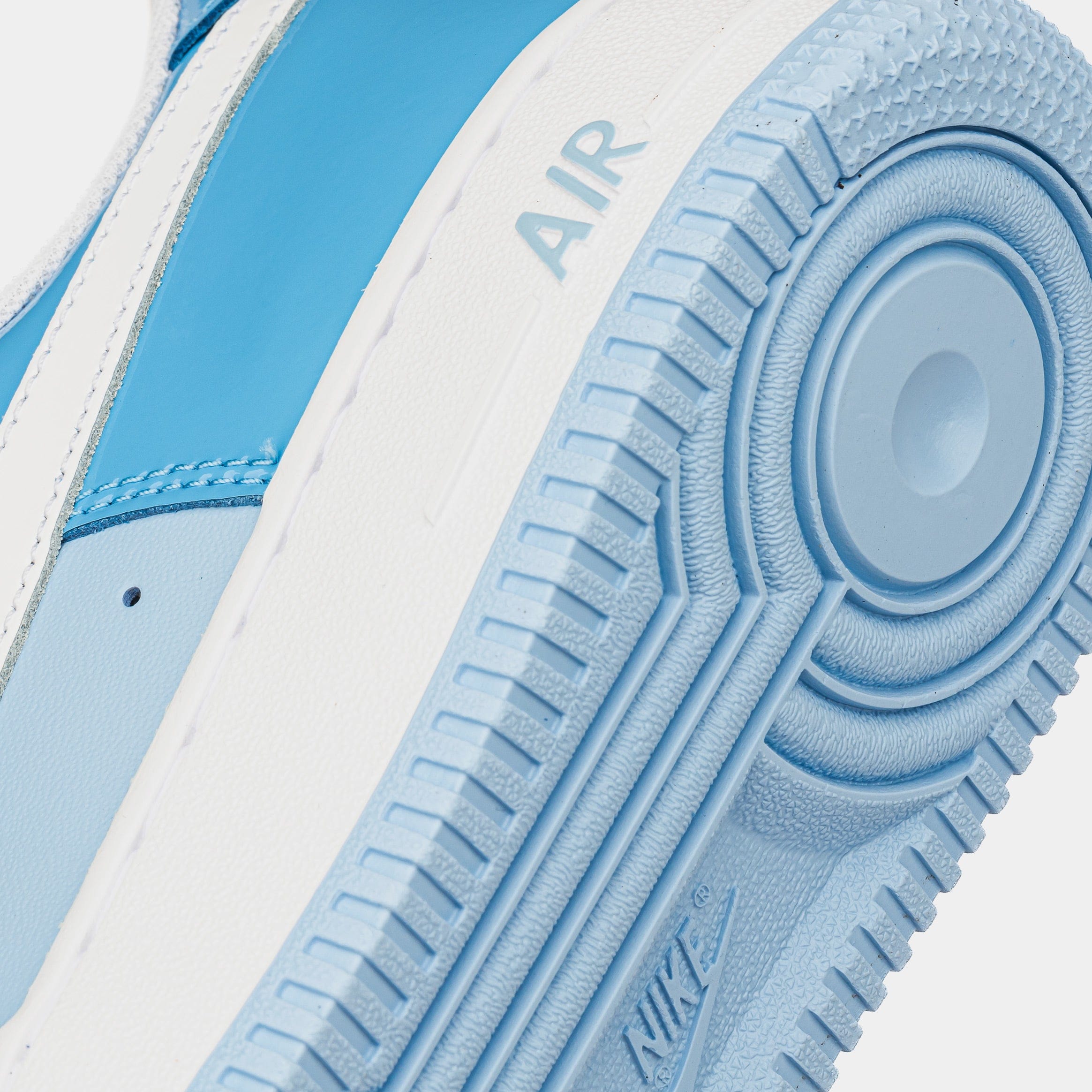Nike Air Force 1 '07 Mens Basketball Shoes (Blue/Blue/White)