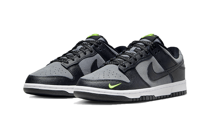 Nike Dunk Low Black Grey Green Strike