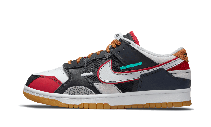 Nike Dunk Low Scrap University Red