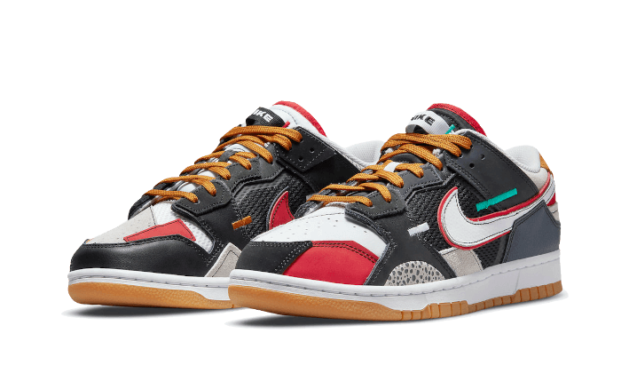 Nike Dunk Low Scrap University Red