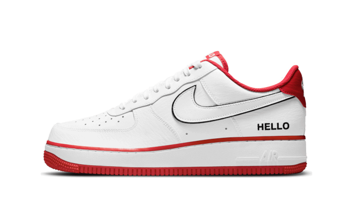 Nike Air Force 1 Low '07 LX Hello White University Red