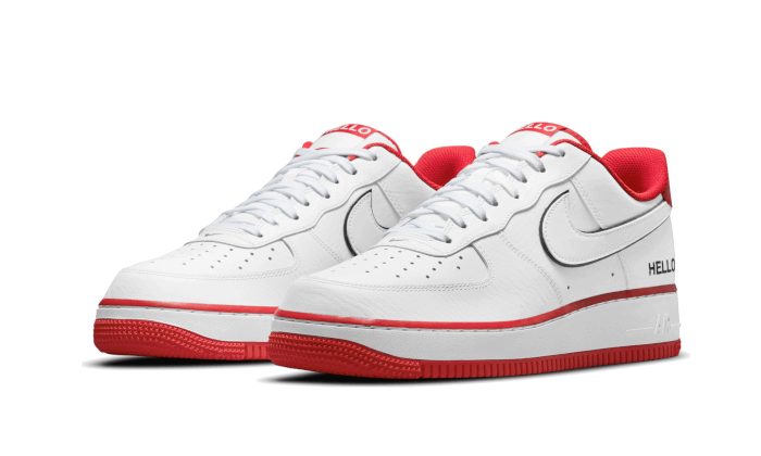 Nike Air Force 1 Low '07 LX Hello White University Red