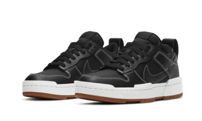 Nike Dunk Low Disrupt Black White Gum