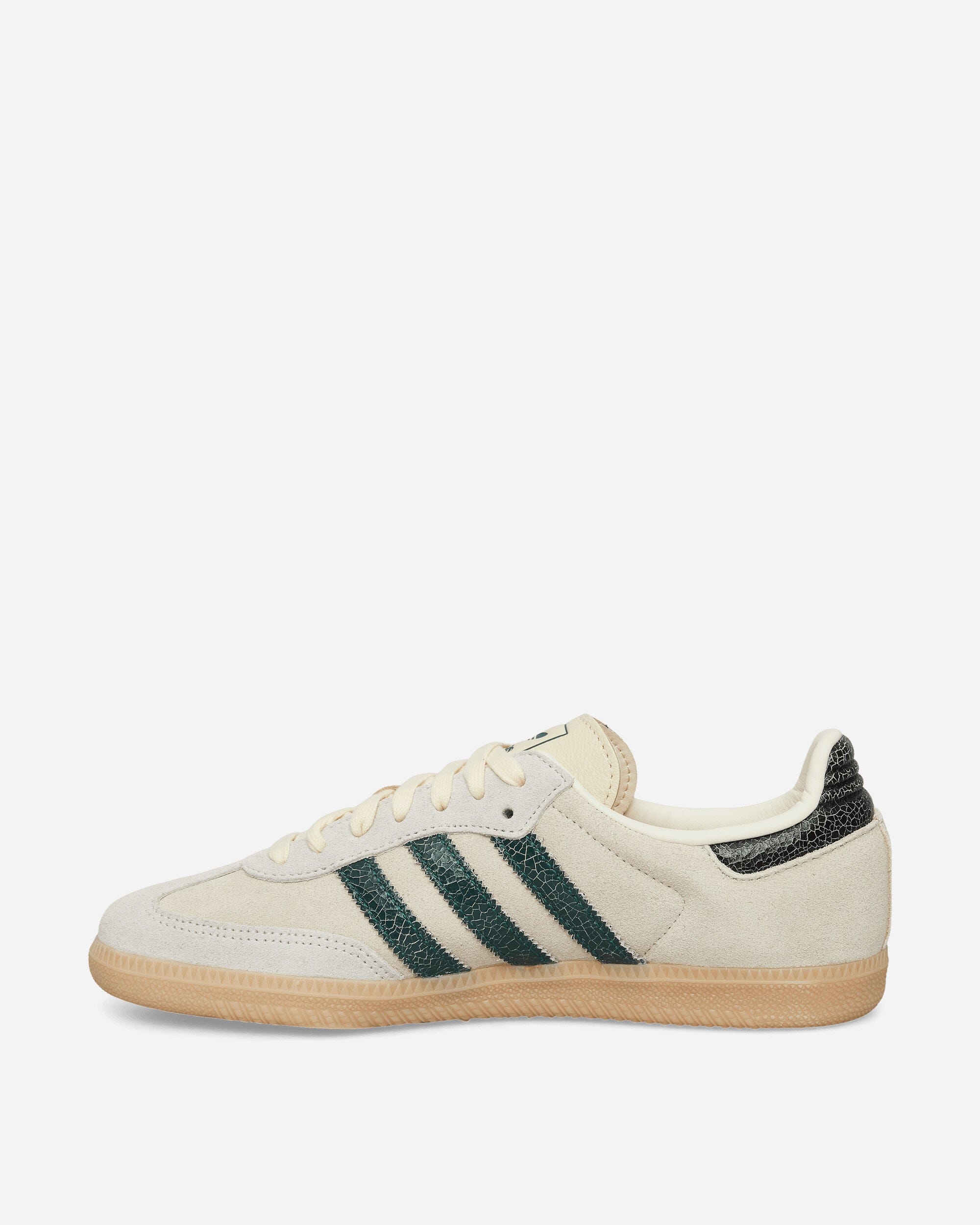 adidas Samba OG Sneakers Cream White / Collegiate Green