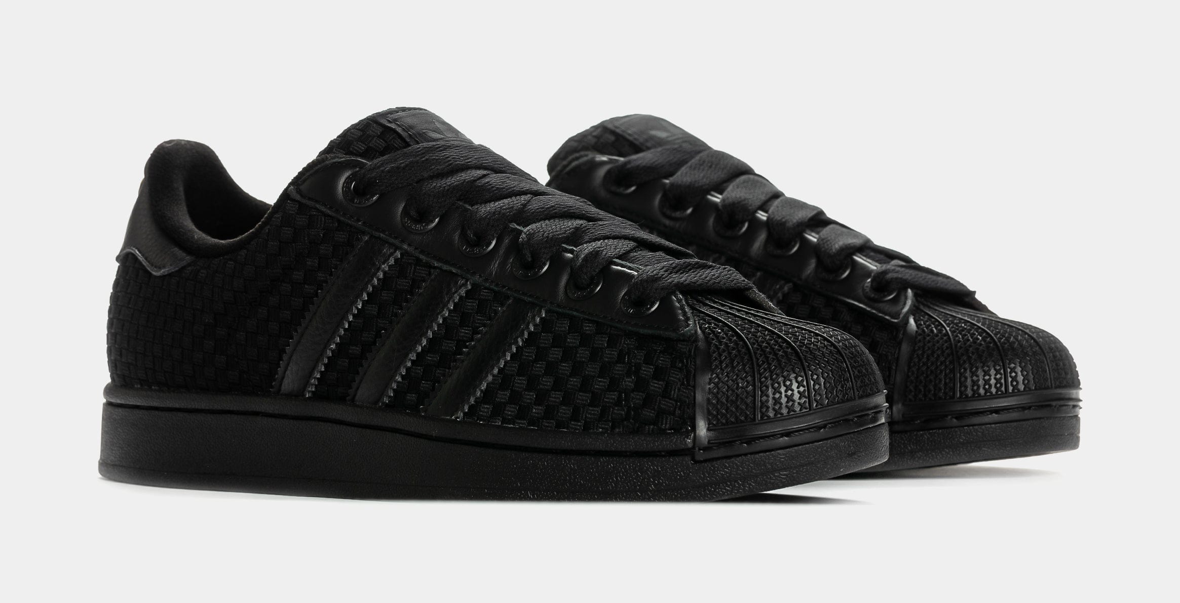 adidas Superstar II Mens Lifestyle Shoes (Core Black/Core Black/Core Black)