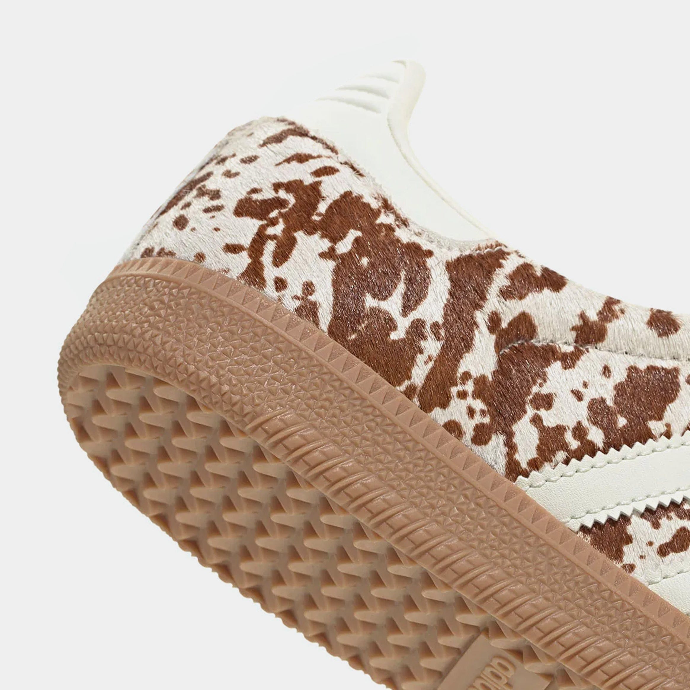 adidas Samba LT Cow Print Womens Lifestyle Shoes (Off White/Lucid Pink/Gum Four)