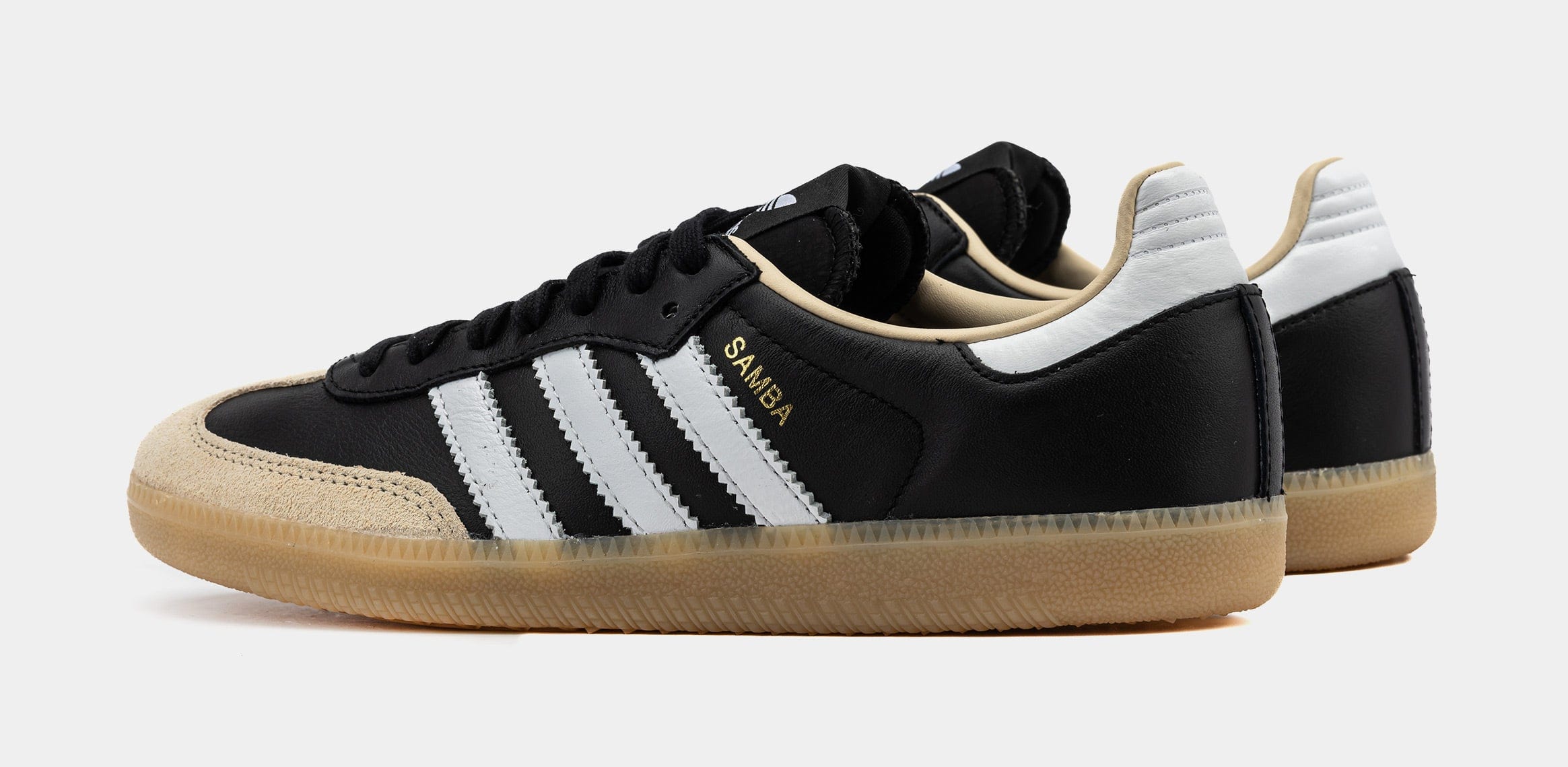 adidas Samba OG Mens Lifestyle Shoes (Off White/Core Black/Gum 3)