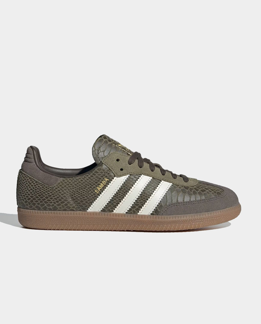 adidas - Samba OG Shoe - Focus Olive/Off White/Gum