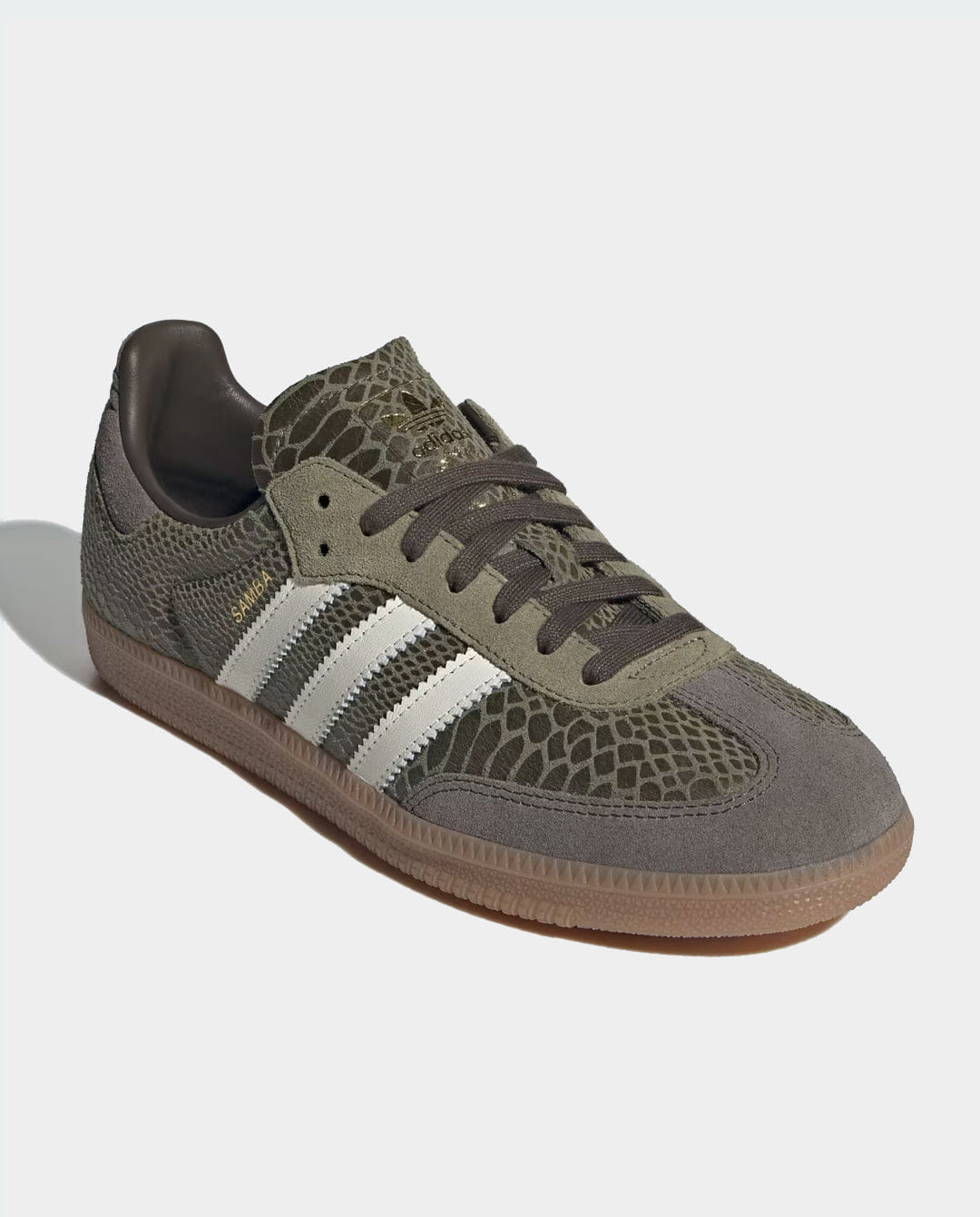 adidas - Samba OG Shoe - Focus Olive/Off White/Gum